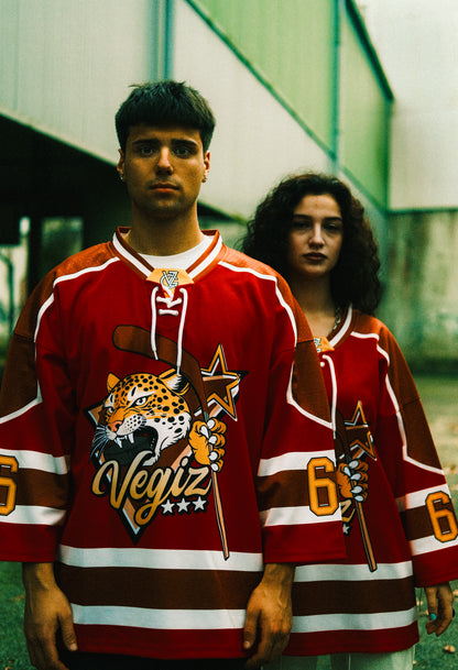 RED HOCKEY JERSEY