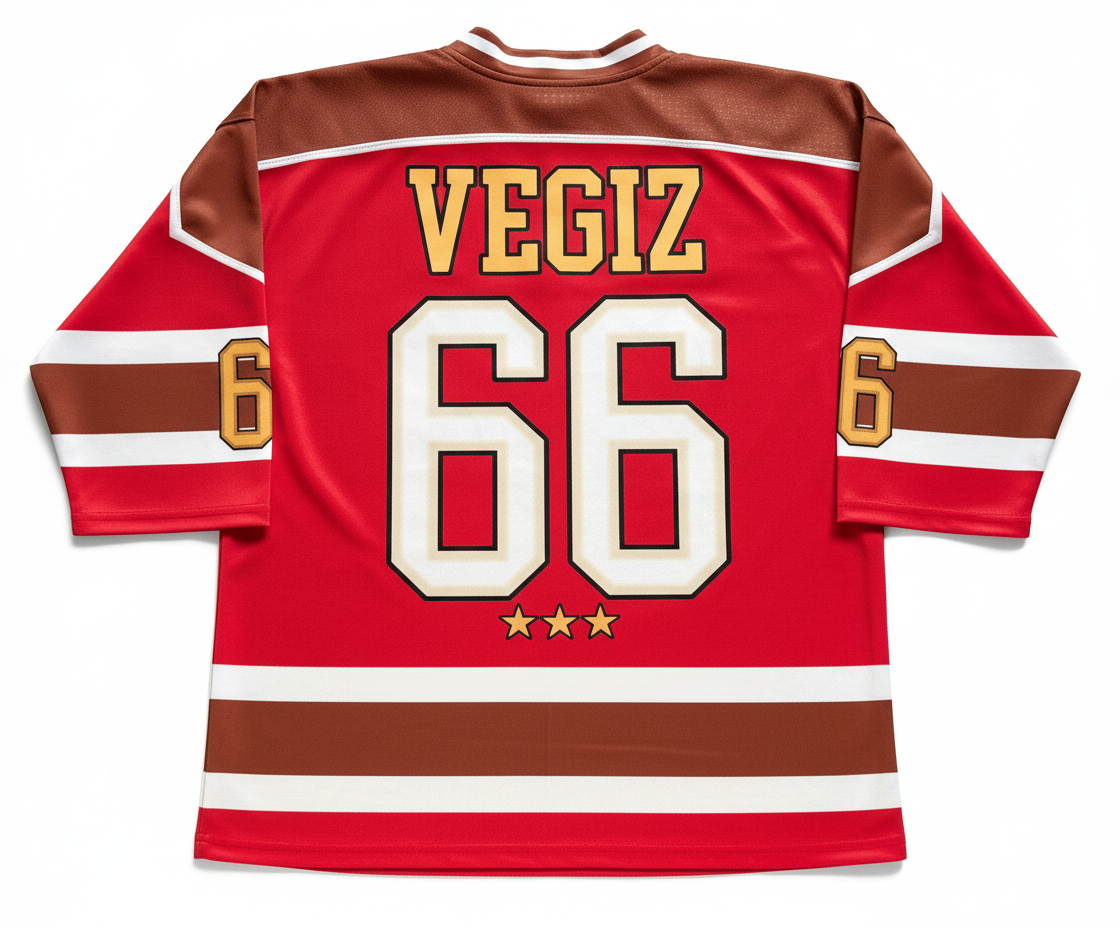 RED HOCKEY JERSEY