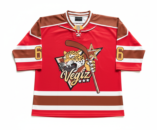 RED HOCKEY JERSEY